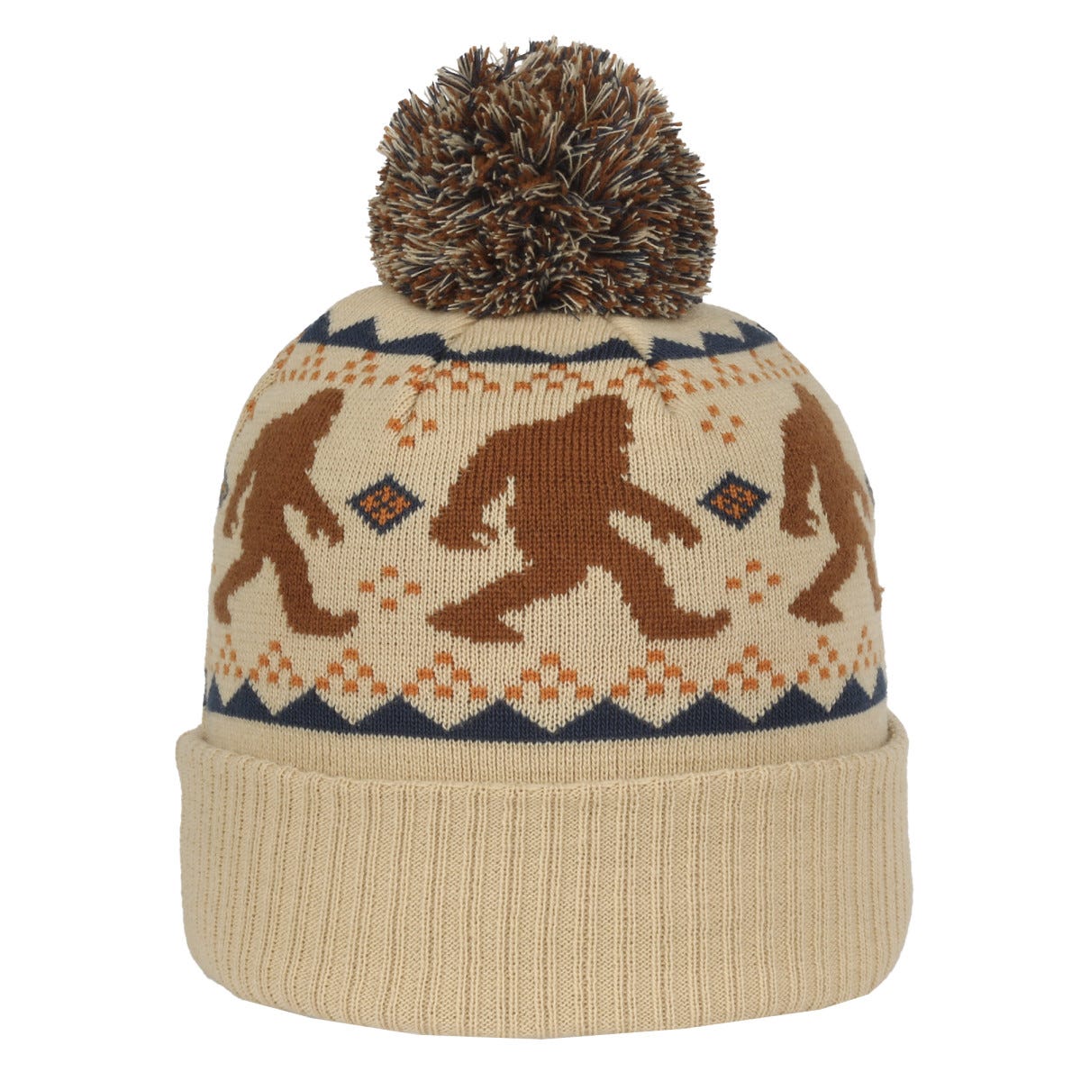 Oc Sports Knf-wild Graphic Watch Beanie with Pom - Sasquatch