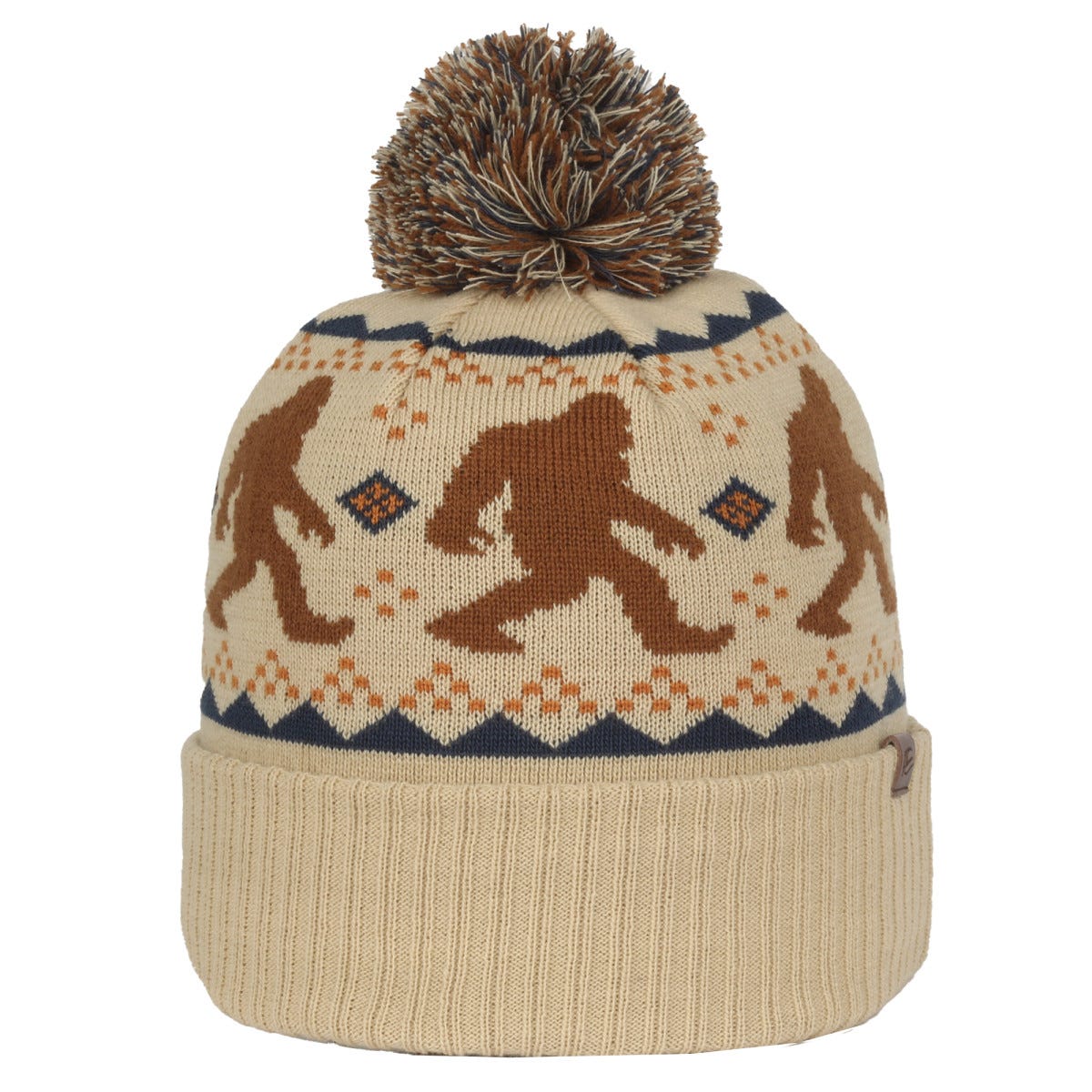 Oc Sports Knf-wild Graphic Watch Beanie with Pom - Sasquatch