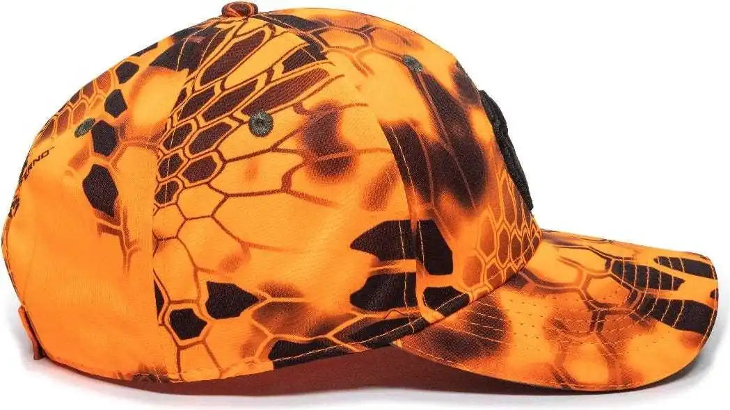 Oc Sports Kry-010 Adjustable Cap - Kryptek Inferno - 6 7/8’’ - 7 1/2’’