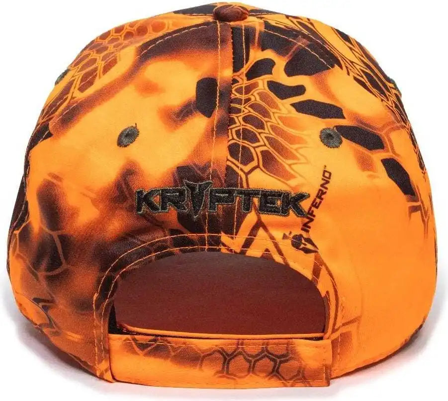 Oc Sports Kry-010 Adjustable Cap - Kryptek Inferno - 6 7/8’’ - 7 1/2’’