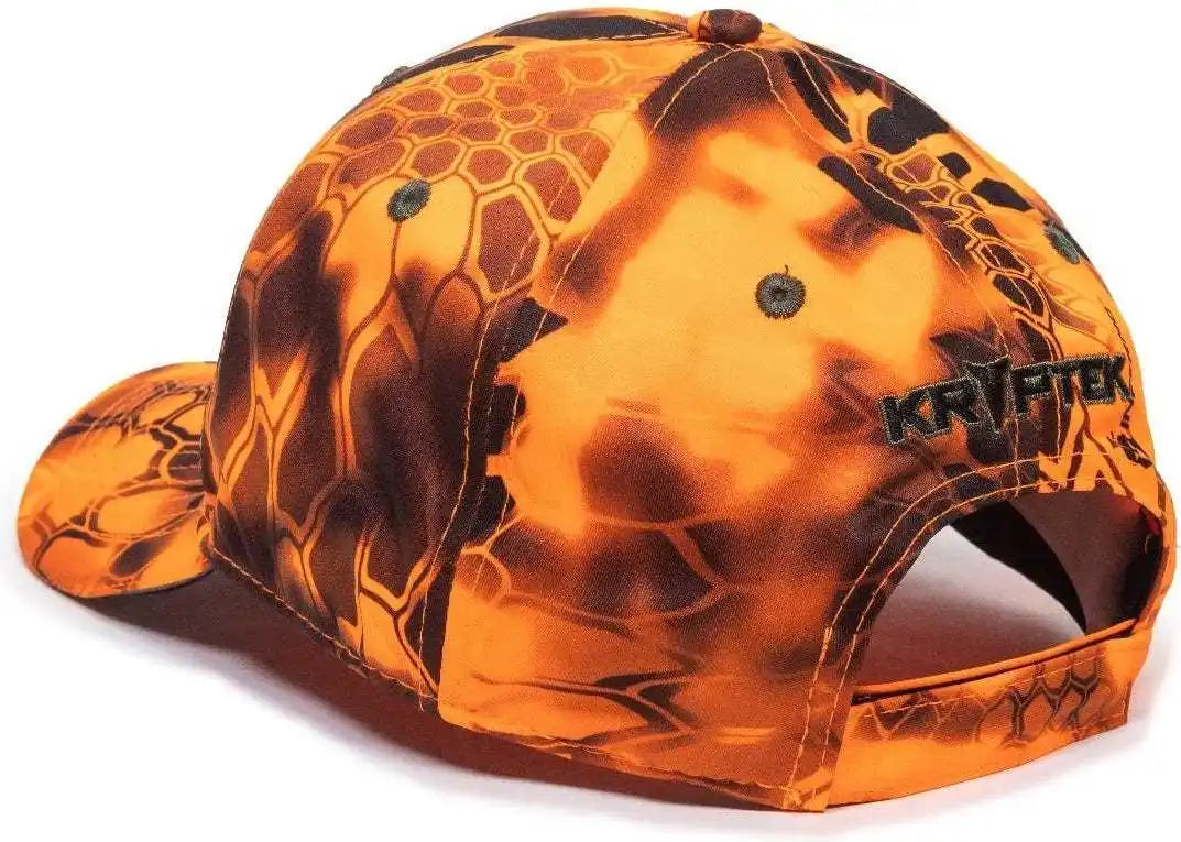 Oc Sports Kry-010 Adjustable Cap - Kryptek Inferno - 6 7/8’’ - 7 1/2’’