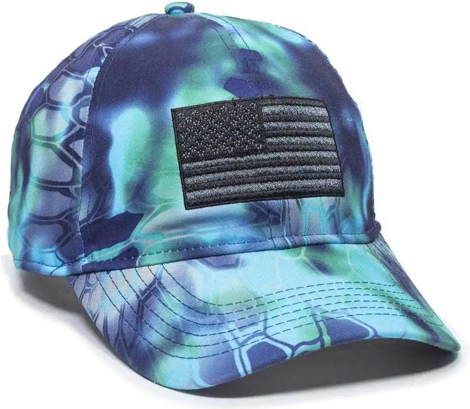 Oc Sports Kry-011 Adjustable Cap - Kryptek Pontus - 6 7/8’’ - 7 1/2’’