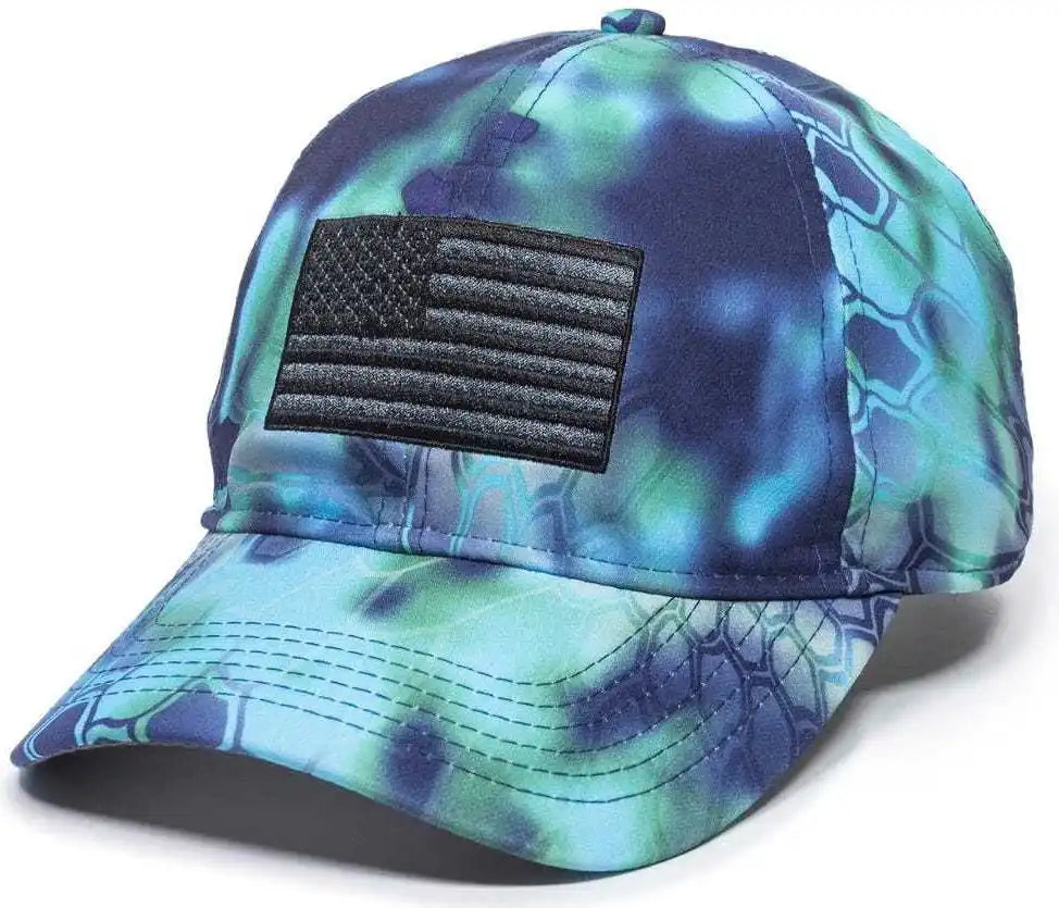 Oc Sports Kry-011 Adjustable Cap - Kryptek Pontus - 6 7/8’’ - 7 1/2’’