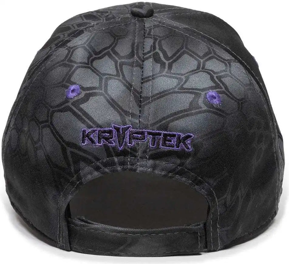 Oc Sports Kry-014 Adjustable Cap - Kryptek Typhon Purple - 6 7/8’’ - 7 1/2’’