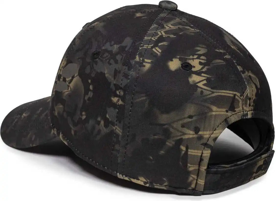 Oc Sports Kry-029 Low Crown Solid Back Cap - Kryptek Obskura Nox - 6 7/8’’ - 7 1/2’’