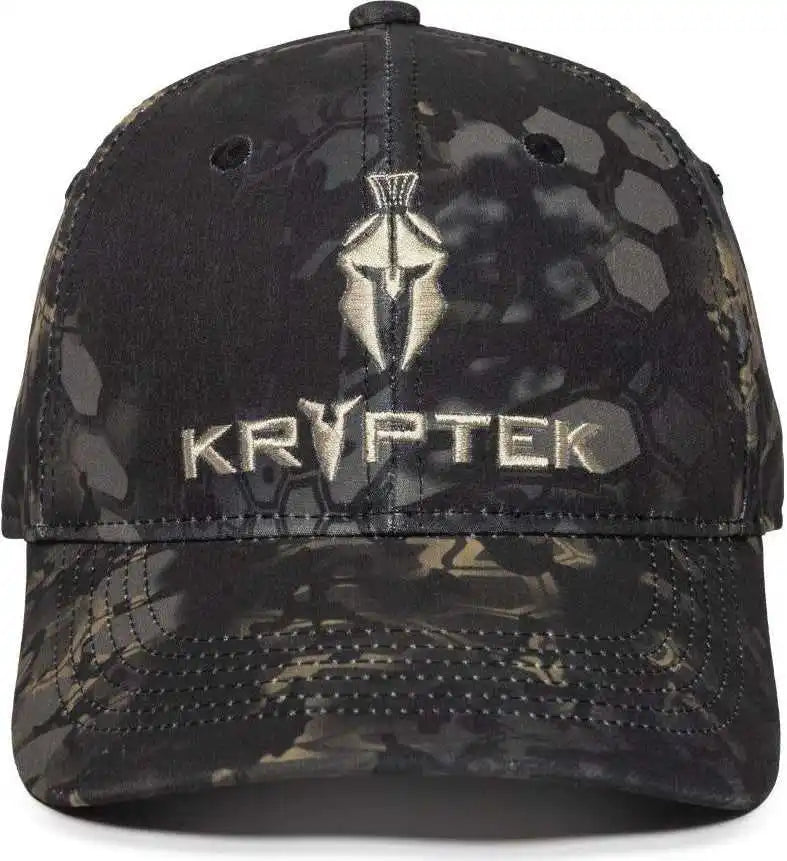 Oc Sports Kry-029 Low Crown Solid Back Cap - Kryptek Obskura Nox - 6 7/8’’ - 7 1/2’’