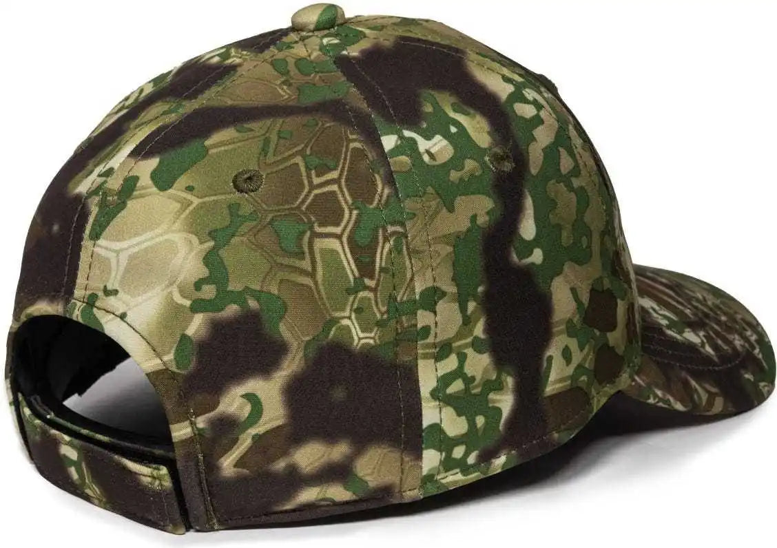 Oc Sports Kry-029 Low Crown Solid Back Cap - Kryptek Obskura Trans - 6 7/8’’ - 7 1/2’’