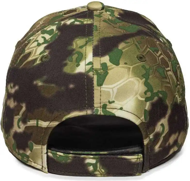 Oc Sports Kry-029 Low Crown Solid Back Cap - Kryptek Obskura Trans - 6 7/8’’ - 7 1/2’’