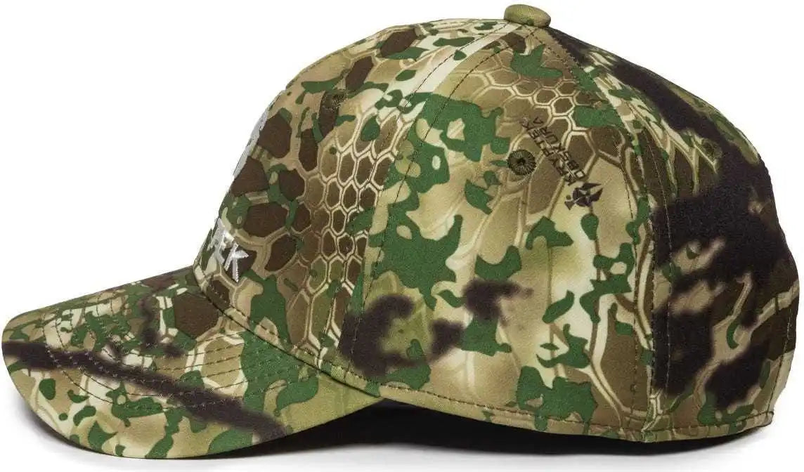 Oc Sports Kry-029 Low Crown Solid Back Cap - Kryptek Obskura Trans - 6 7/8’’ - 7 1/2’’
