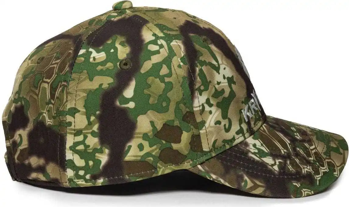 Oc Sports Kry-029 Low Crown Solid Back Cap - Kryptek Obskura Trans - 6 7/8’’ - 7 1/2’’