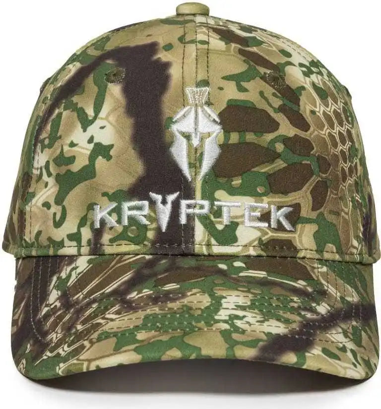 Oc Sports Kry-029 Low Crown Solid Back Cap - Kryptek Obskura Trans - 6 7/8’’ - 7 1/2’’