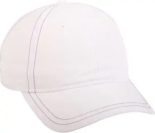 Oc Sports Lcs-550 Moisture Wicking Ladies Fit Cap - White Purple - 6 7/8’’ - 7 1/2’’