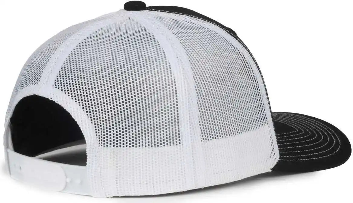 Oc Sports Mb2020 Modern Trucker Cap - Black White - Osfm