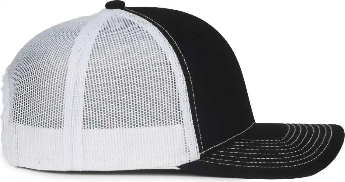 Oc Sports Mb2020 Modern Trucker Cap - Black White - Osfm