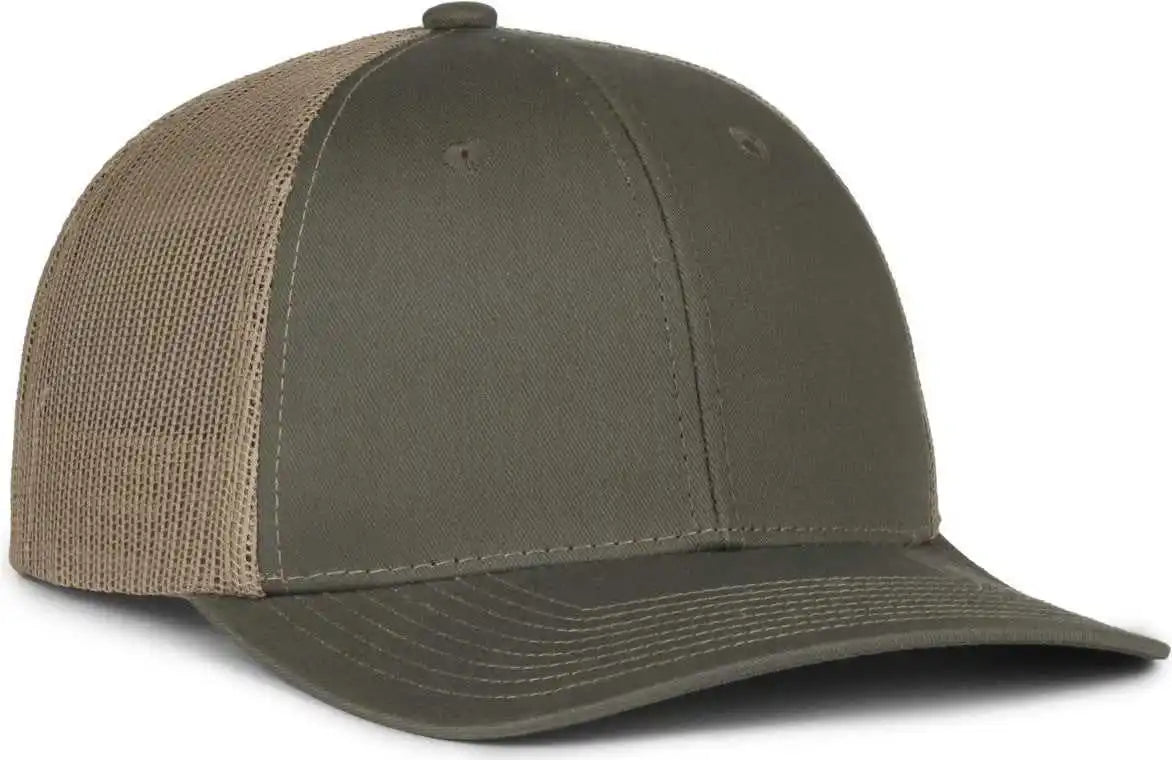 Oc Sports Mb2020 Modern Trucker Cap - Olive Khaki - Osfm