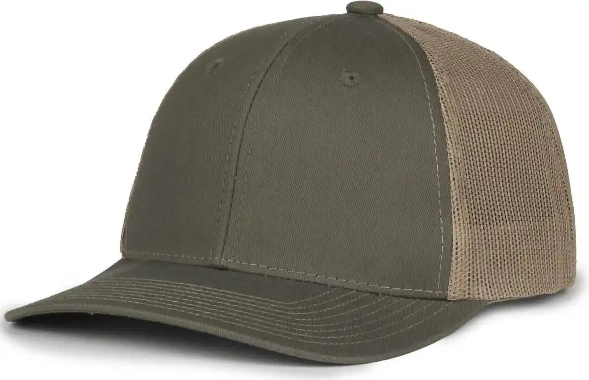 Oc Sports Mb2020 Modern Trucker Cap - Olive Khaki - Osfm