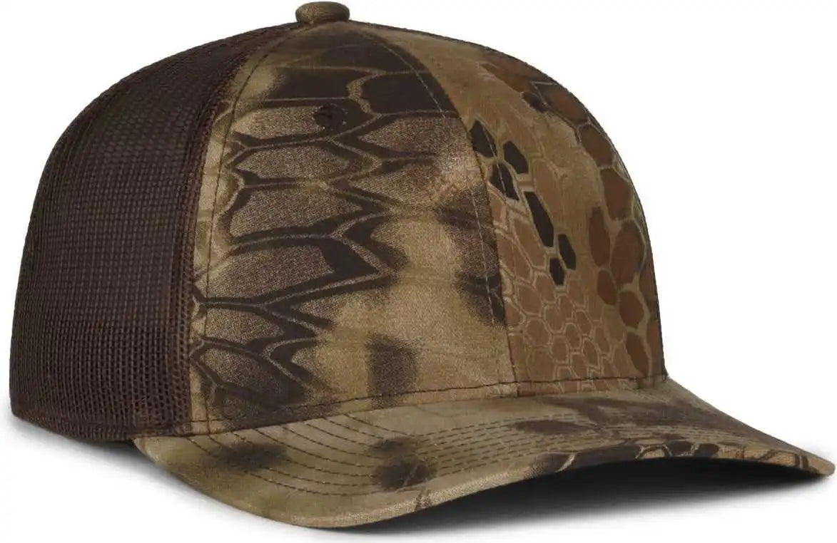 Oc Sports Mb2020camo Camo Snap Back Cap -kryptek Highlander Brown - Kryptek / Osfm