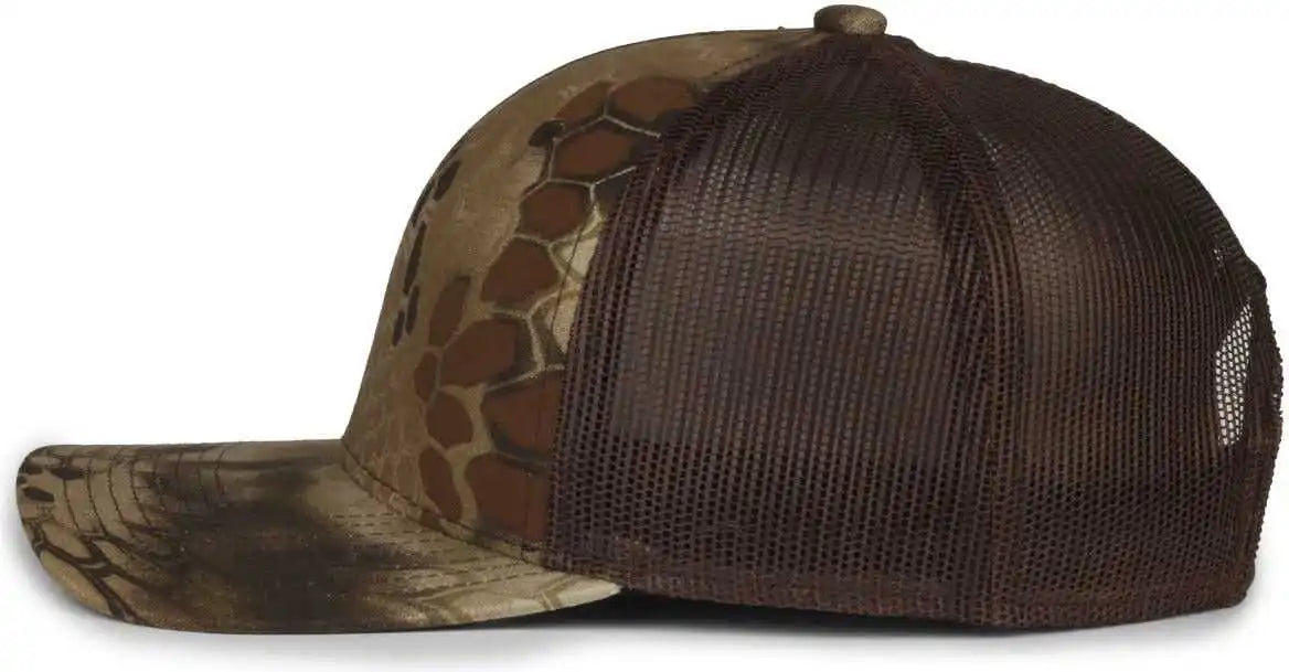 Oc Sports Mb2020camo Camo Snap Back Cap -kryptek Highlander Brown - Kryptek / Osfm