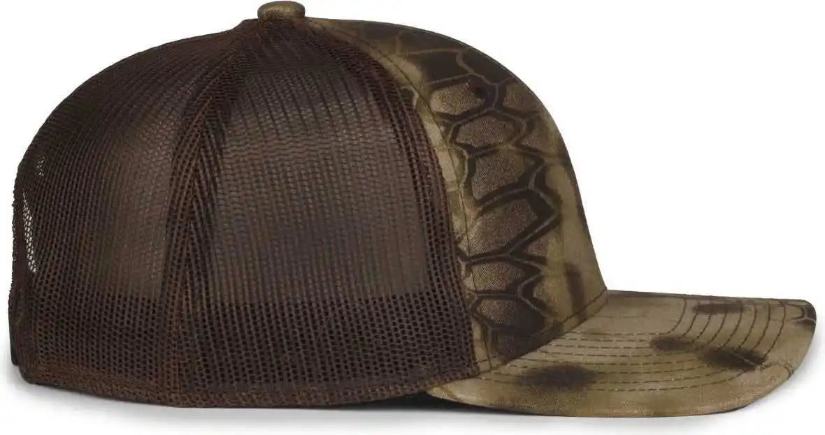 Oc Sports Mb2020camo Camo Snap Back Cap -kryptek Highlander Brown - Kryptek / Osfm