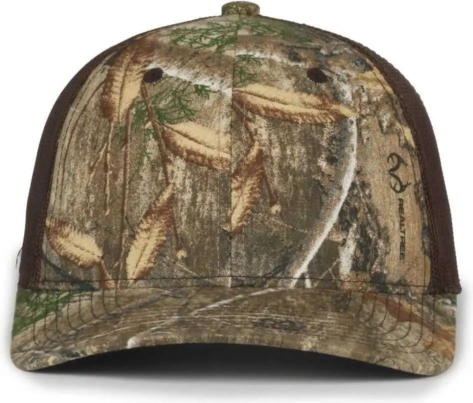 Oc Sports Mb2020camo Camo Snap Back Cap -rt Edge Brown - Osfm