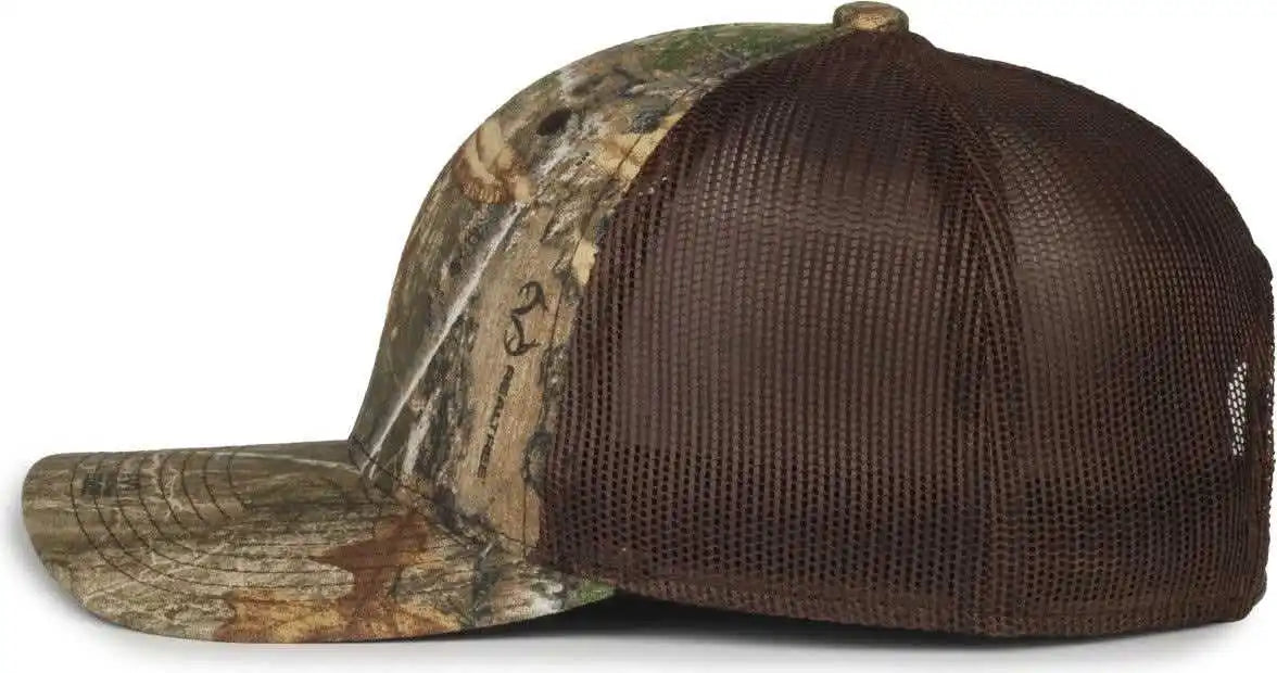 Oc Sports Mb2020camo Camo Snap Back Cap -rt Edge Brown - Osfm