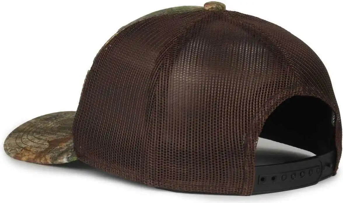 Oc Sports Mb2020camo Camo Snap Back Cap -rt Edge Brown - Osfm