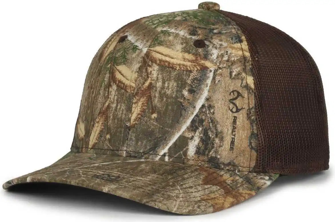 Oc Sports Mb2020camo Camo Snap Back Cap -rt Edge Brown - Osfm