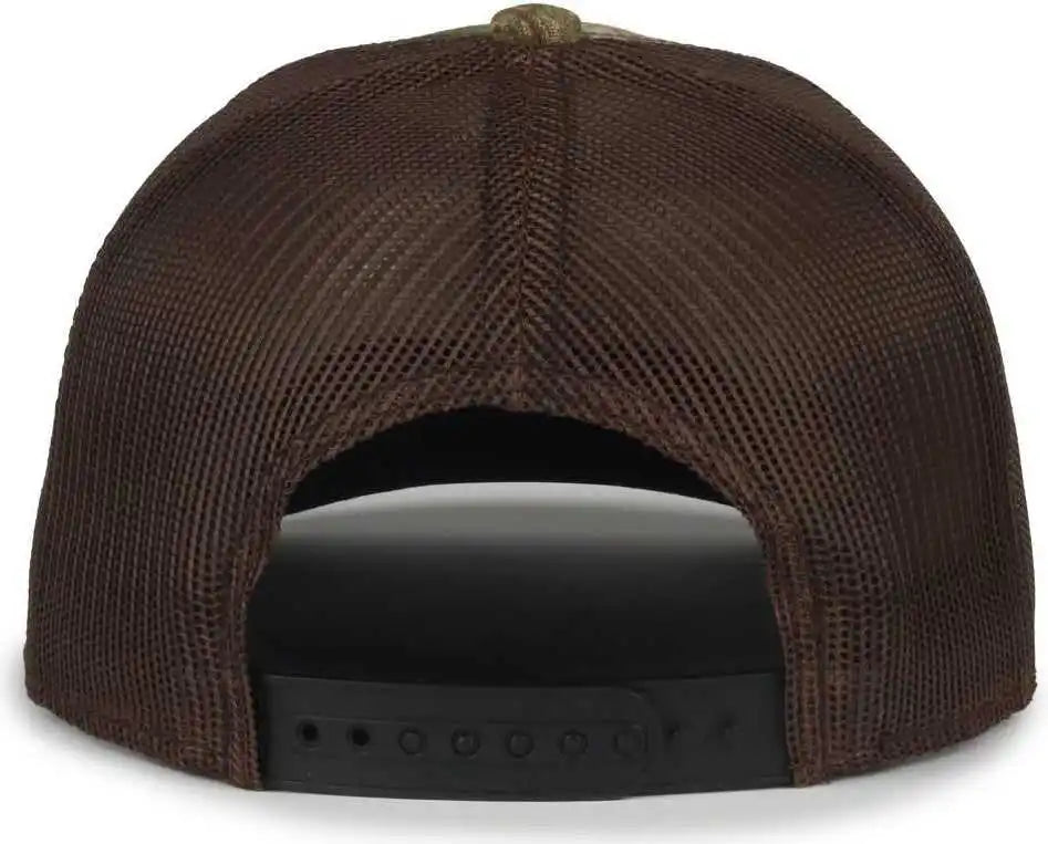 Oc Sports Mb2020camo Camo Snap Back Cap -rt Edge Brown - Osfm