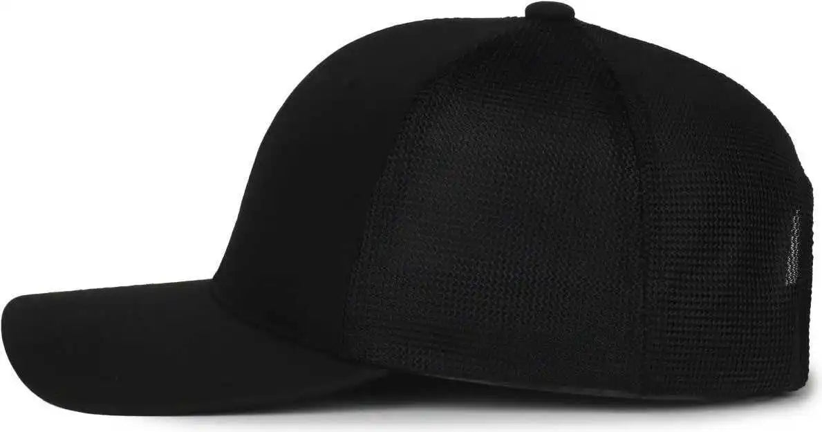 Oc Sports Mb2020pf Modern Performance Trucker Cap - Black - Osfm