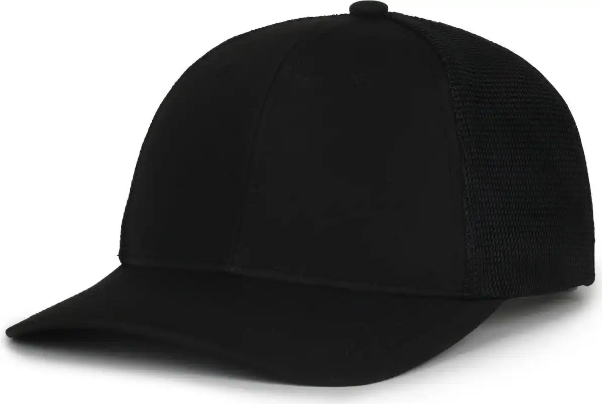 Oc Sports Mb2020pf Modern Performance Trucker Cap - Black - Osfm