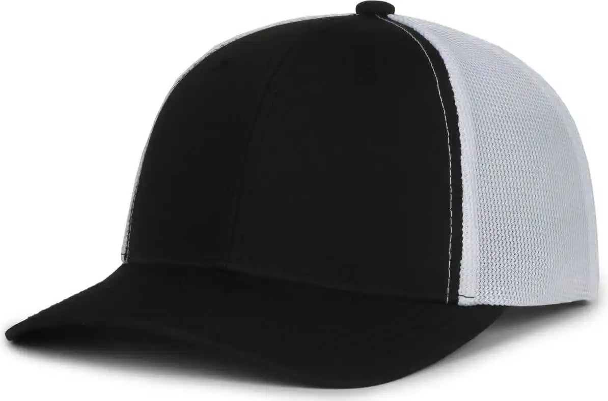 Oc Sports Mb2020pf Modern Performance Trucker Cap - Black White - Osfm