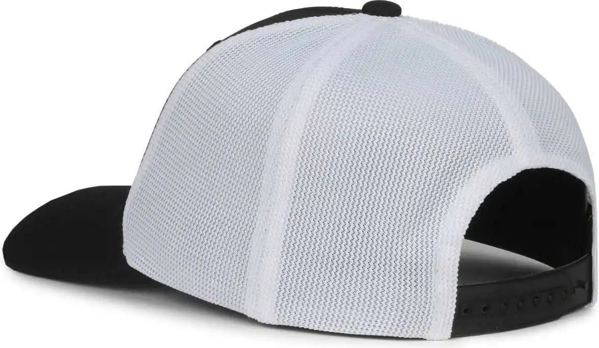 Oc Sports Mb2020pf Modern Performance Trucker Cap - Black White - Osfm