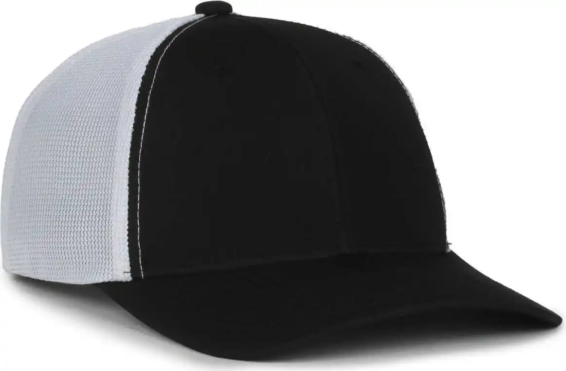 Oc Sports Mb2020pf Modern Performance Trucker Cap - Black White - Osfm