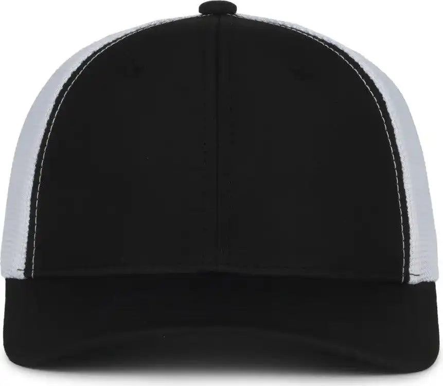 Oc Sports Mb2020pf Modern Performance Trucker Cap - Black White - Osfm