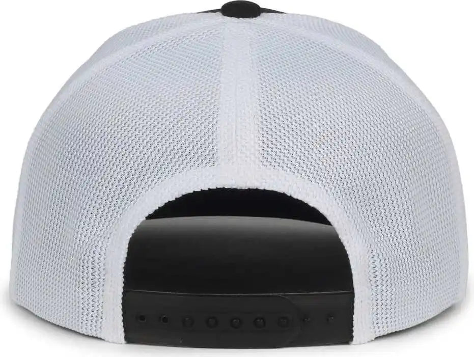 Oc Sports Mb2020pf Modern Performance Trucker Cap - Black White - Osfm