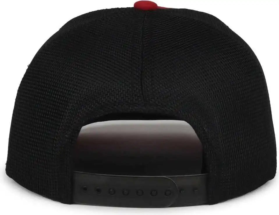 Oc Sports Mb2020pf Modern Performance Trucker Cap - Cardinal Black - Osfm