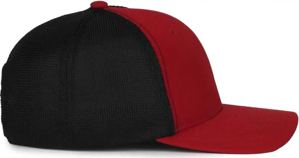 Oc Sports Mb2020pf Modern Performance Trucker Cap - Cardinal Black - Osfm