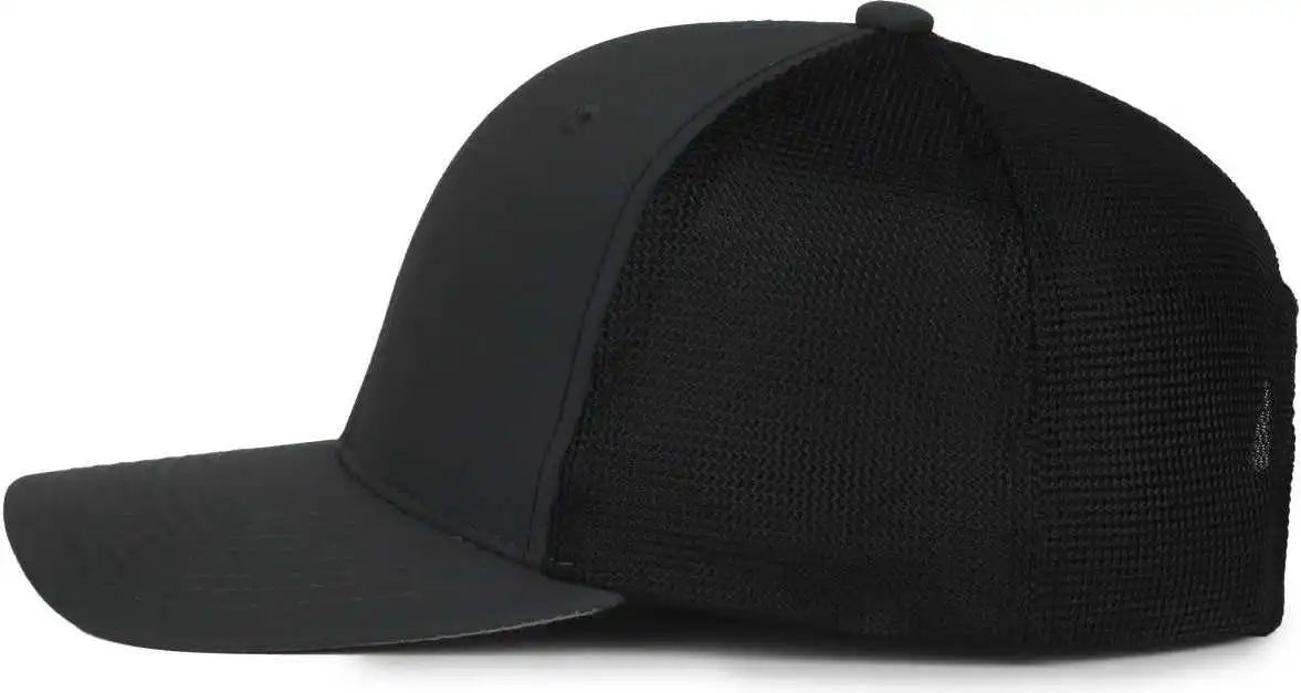 Oc Sports Mb2020pf Modern Performance Trucker Cap - Graphite Black - Osfm
