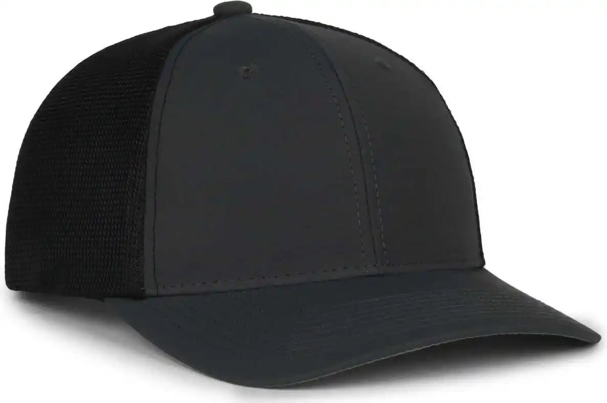 Oc Sports Mb2020pf Modern Performance Trucker Cap - Graphite Black - Osfm