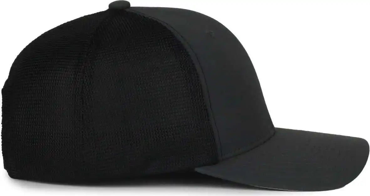 Oc Sports Mb2020pf Modern Performance Trucker Cap - Graphite Black - Osfm