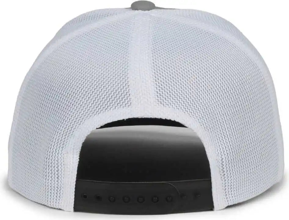 Oc Sports Mb2020pf Modern Performance Trucker Cap - Lt Gray White - Osfm