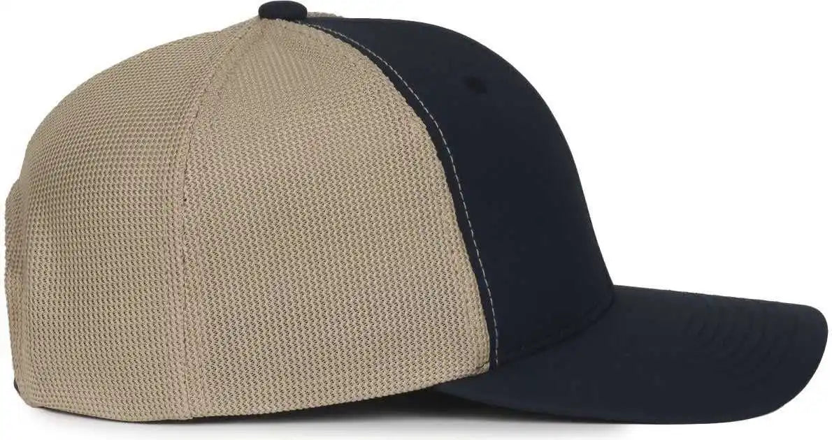 Oc Sports Mb2020pf Modern Performance Trucker Cap - Navy Khaki - Osfm