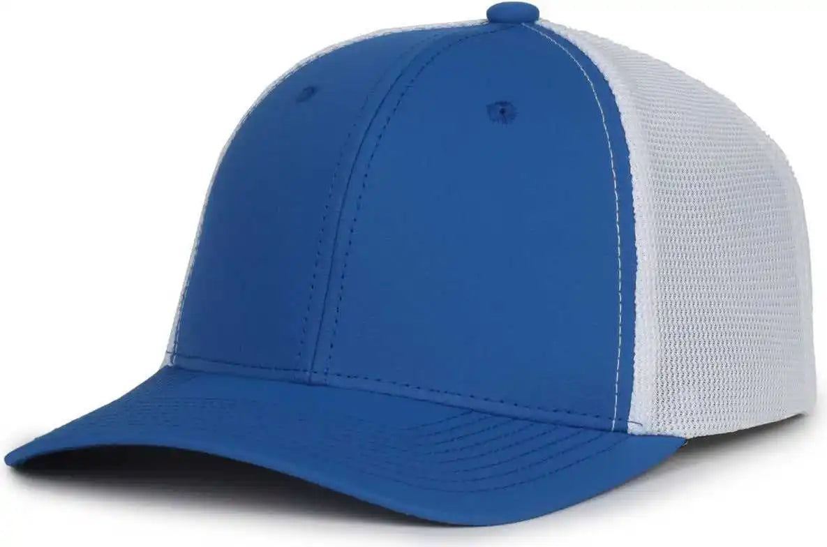 Oc Sports Mb2020pf Modern Performance Trucker Cap - Royal White - Osfm
