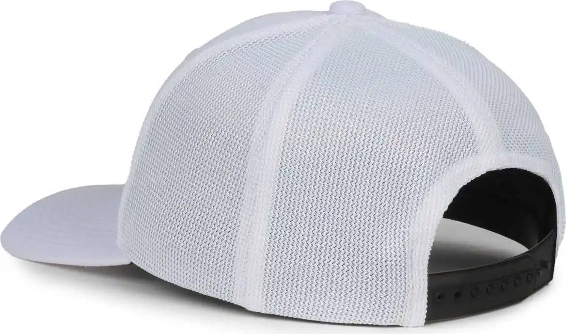 Oc Sports Mb2020pf Modern Performance Trucker Cap - White - Osfm