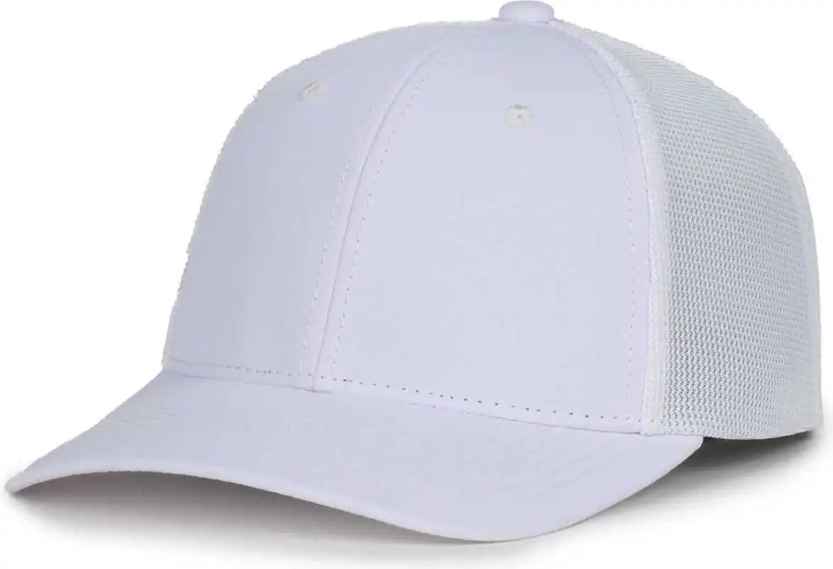 Oc Sports Mb2020pf Modern Performance Trucker Cap - White - Osfm