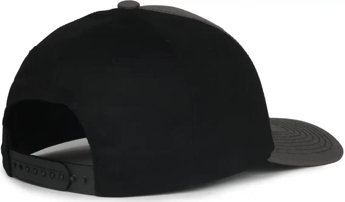Oc Sports Mb2021 Modern Adjustable Solid Back Cap - Charcoal Black - Osfm
