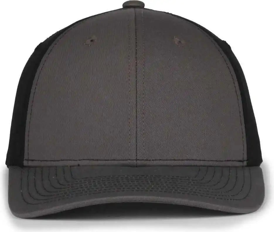 Oc Sports Mb2021 Modern Adjustable Solid Back Cap - Charcoal Black - Osfm