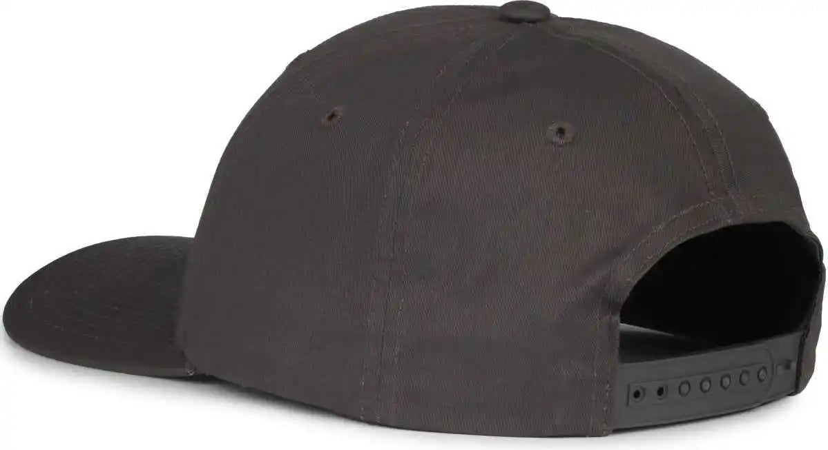Oc Sports Mb2021 Modern Adjustable Solid Back Cap - Charcoal - Dark Gray / Osfm