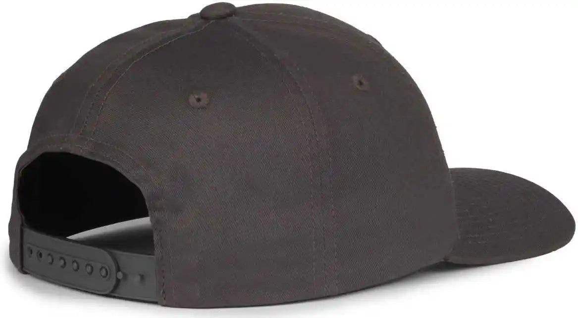 Oc Sports Mb2021 Modern Adjustable Solid Back Cap - Charcoal - Dark Gray / Osfm