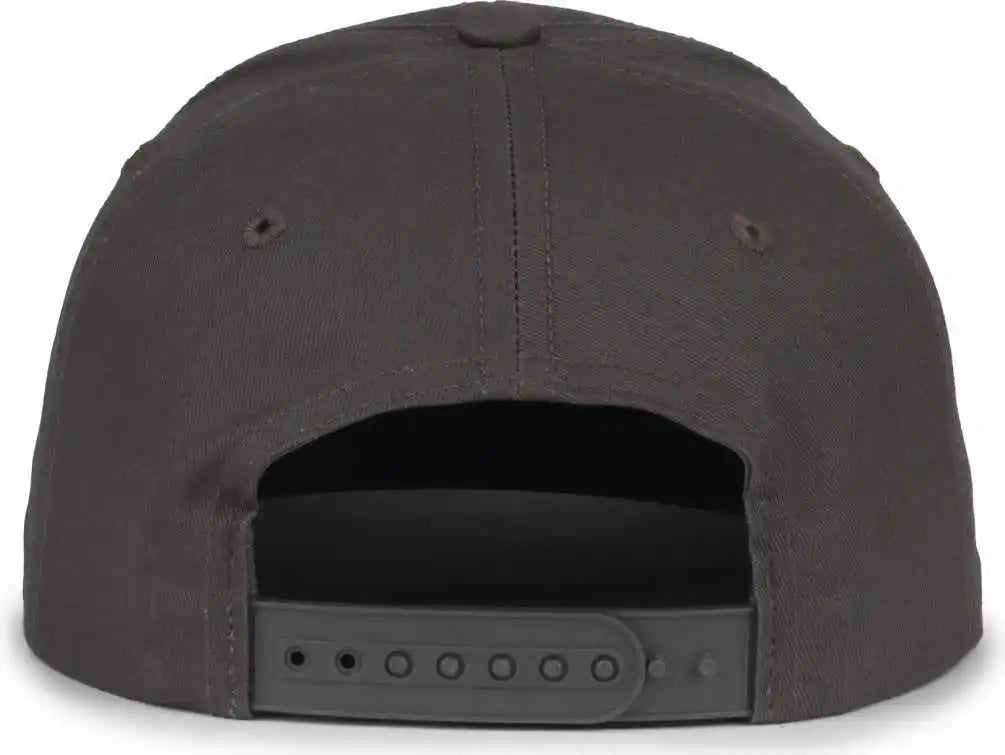 Oc Sports Mb2021 Modern Adjustable Solid Back Cap - Charcoal - Dark Gray / Osfm